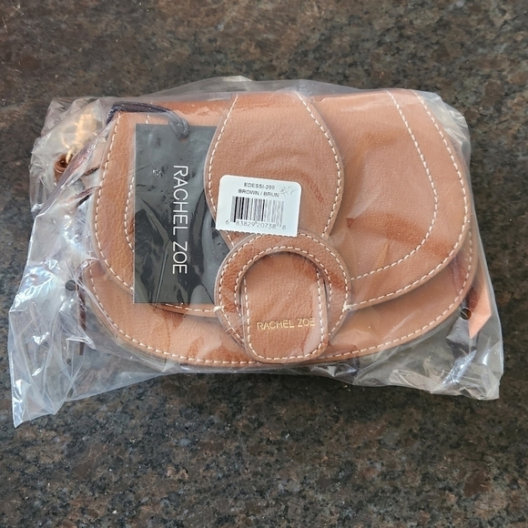 Rachel Zoe Edessi Vegan Leather Brown Crossbody & Belt Bag - Picture 3 of 11